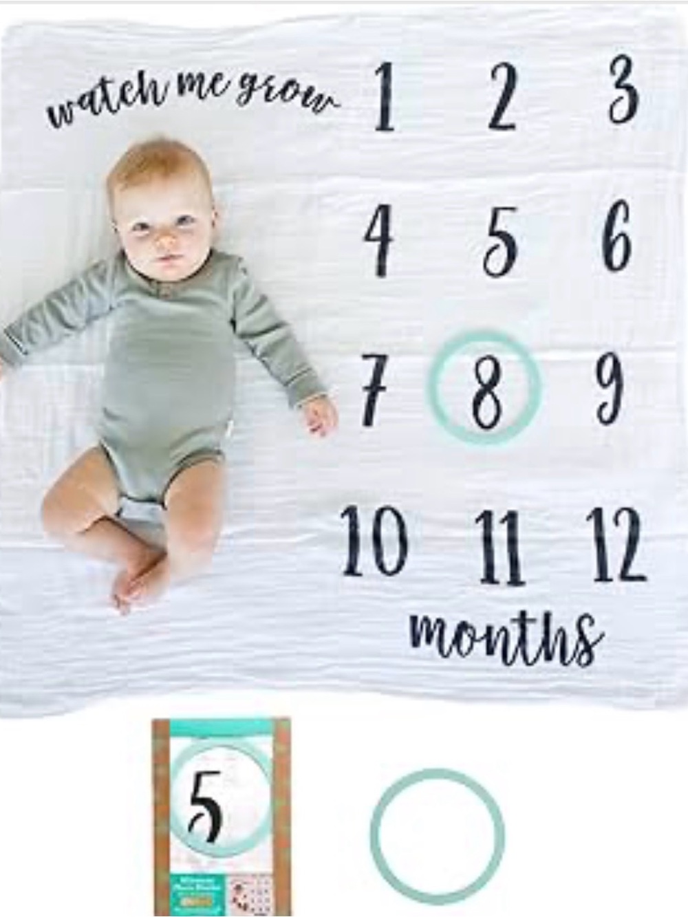 MILESTONE PHOTO BLANKET, NEW IN BOX